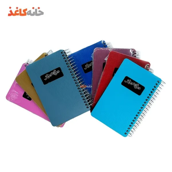 دفترچه یادداشت 100 برگ دوکادفتر مدل 1/10 سیم بغل