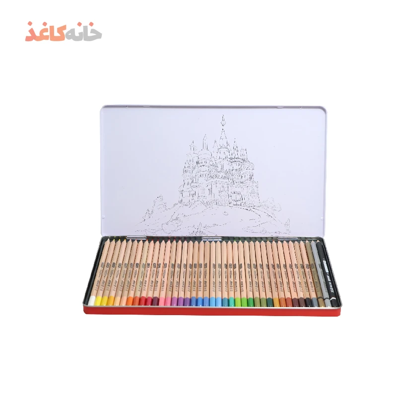 مدادرنگی36رنگ جعبه فلزی اریا - تصویر 2