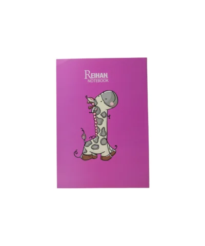 دفتر50برگ ته چسب ریحان طرح زرافه