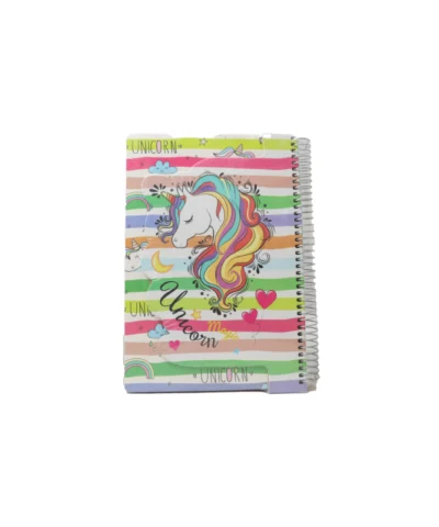 دفتر100برگ حاشیه دار سویل طرح اسب تک شاخ