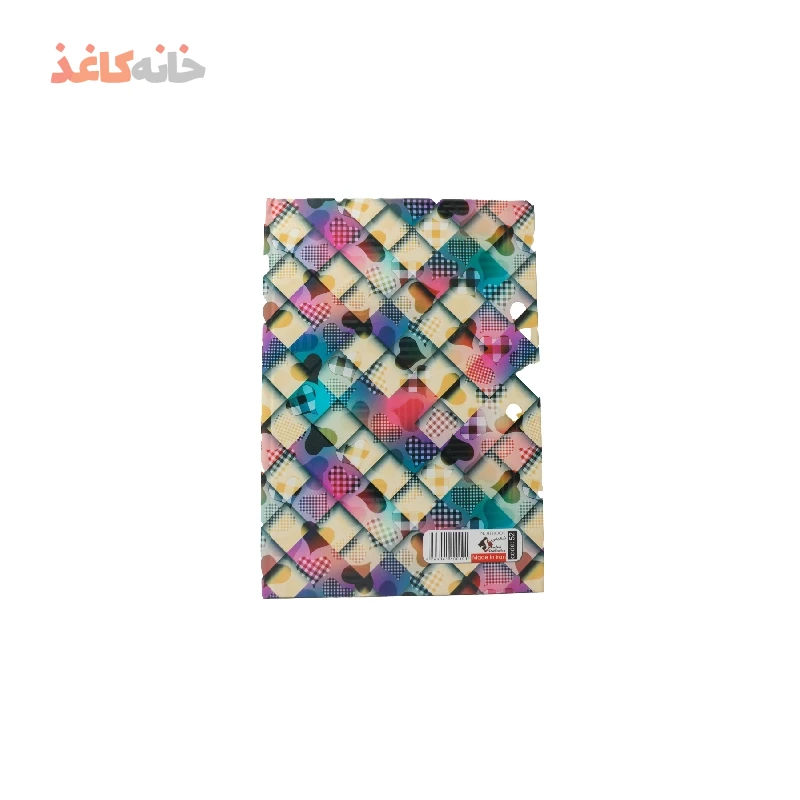 دفتر100برگ ته دوخت شفیعی طرح قلب - Image 2