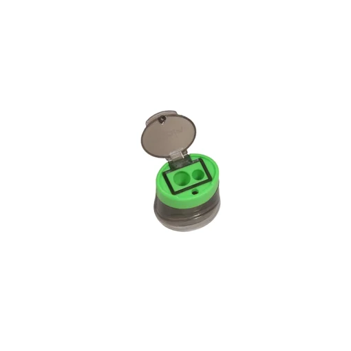 تراش 2 سوراخ مخزن دار سبز coin - Image 3