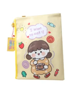 پوشه پارچه ای سویل طرح دختر گوگولی