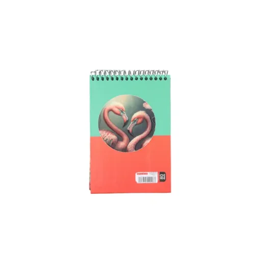 یادداشت 80 برگ فنری جلدسخت اسپادانا طرح فلامینگو - Image 2