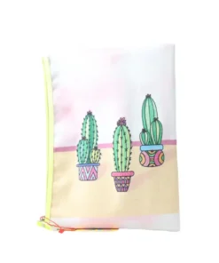 پوشه پارچه ای سویل طرح کاکتوس