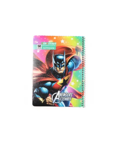 دفتر 50 برگ فنری اسپادانا طرح بت من