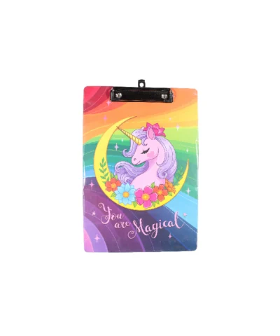 تخته شاسی A4 مقوایی سویل طرح ماه و اسب تک شاخ