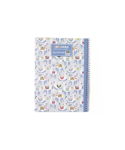 دفتر 50 برگ فنری اسپادانا طرح استیکر لاما