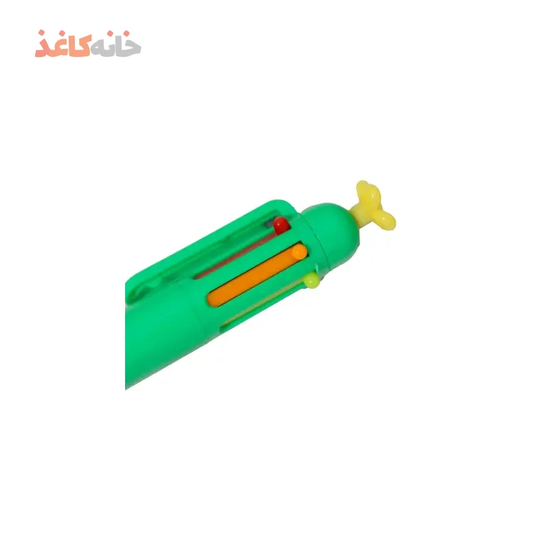خودکار فشاری 6رنگ طرح کاکتوس - Image 2