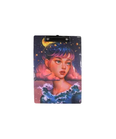 تخته شاسی A4 مقوایی سویل طرح دختر و موج دریا