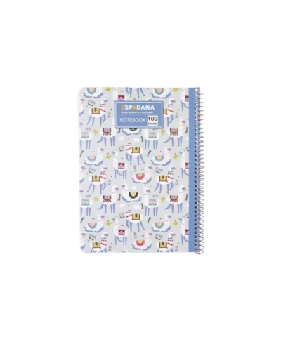 دفتر 100برگ فنری اسپادانا طرح استیکر لاما