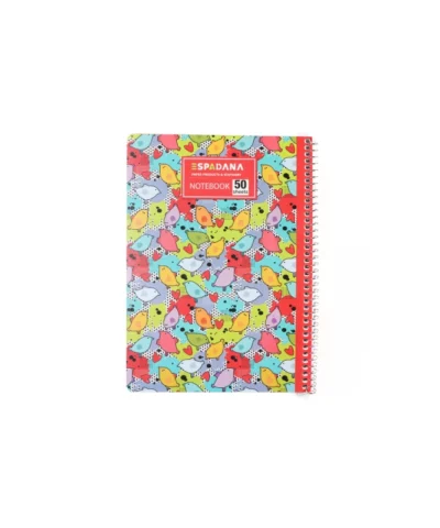 دفتر 80 برگ فنری اسپادانا طرح استیکر جوجه
