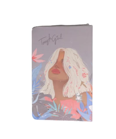 کلاسور 6 حلقه سویل طرح دختر با موهای سفید