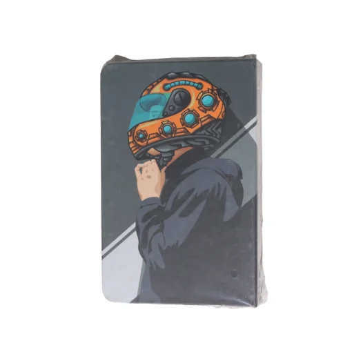 کلاسور 6 حلقه سویل طرح پسر موتور سوار