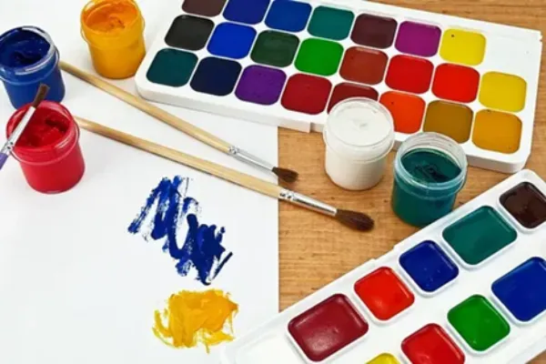 تفاوت نقاشی با گواش و آبرنگ