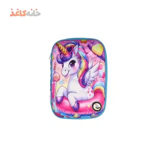 جامدادی کتابی طرح یونی کورن داخل دونات