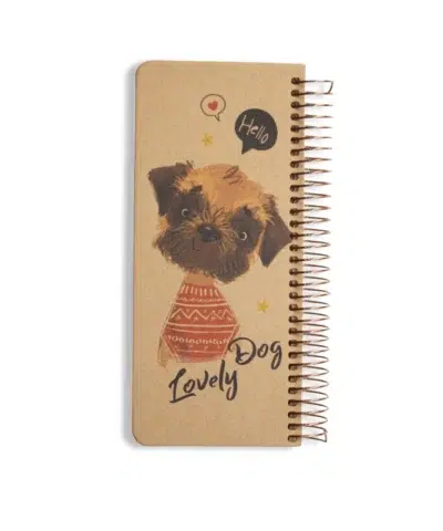 یادداشت تودولیست جلدسخت کرافت سویل طرح سگ