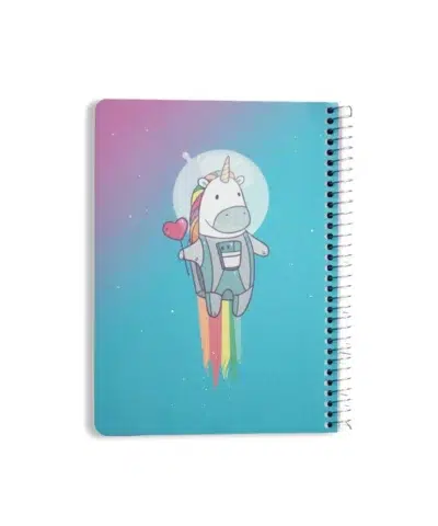 دفتر حاشیه دار سویل کد 605 طرح یونی کورن