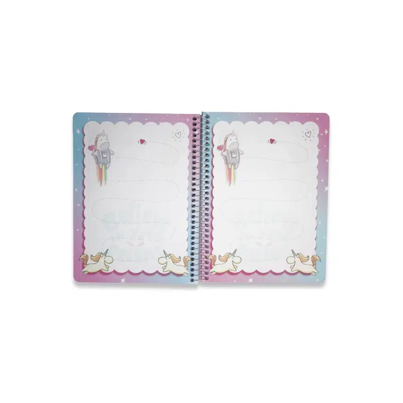 Sevile-notebook-with-margins-code-605-unicorn-design-3