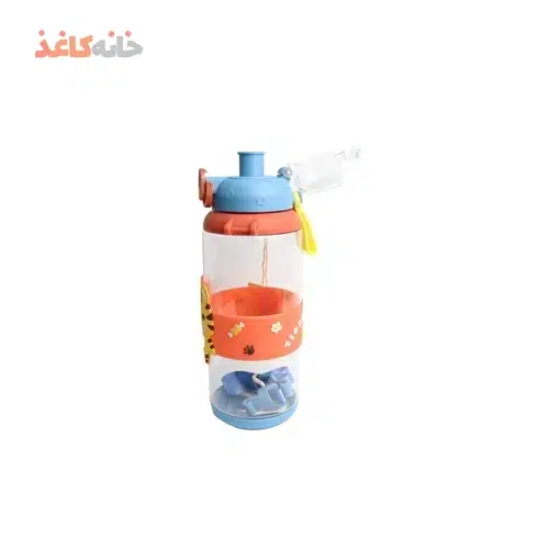 قمقمه دور سیلسکونی خارجی کد 8002 طرح ببر - Image 2