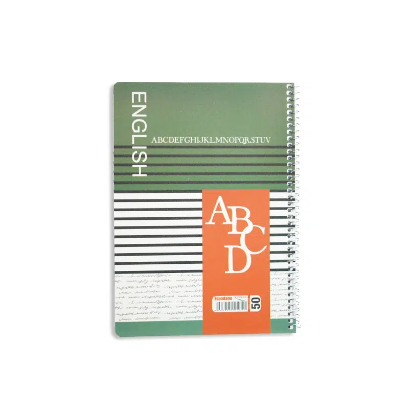 spadana-Language-notebook-50-sheets-2lines-green-and-white-striped-design-2