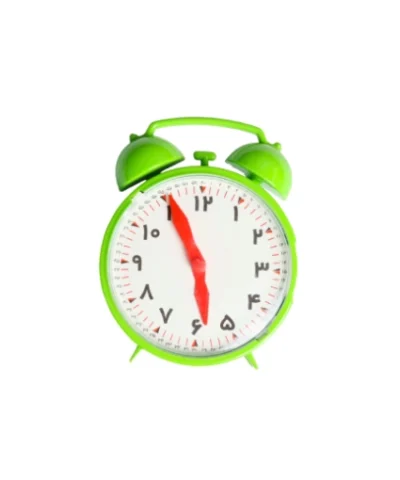 ساعت اموزشی رنگ سبز