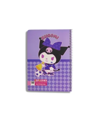 دفتر 50برگ فنری اسپادانا طرح کرومی فوتبالی