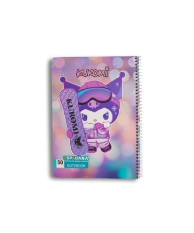 دفتر 50برگ فنری اسپادانا طرح کرومی و اسکیت