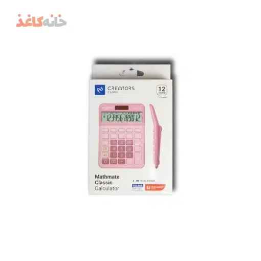 ماشین حساب 12رقم صورتی سی کلاس کد cx-118c - تصویر 3