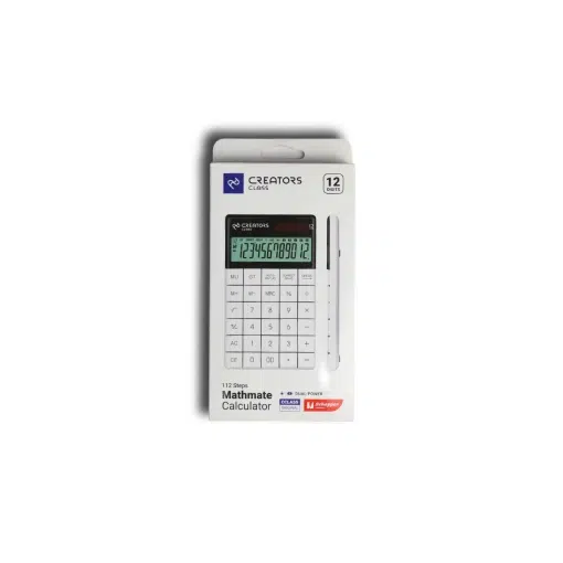 ماشین حساب 12رقم سفید سی کلاس کد Q5c - Image 4