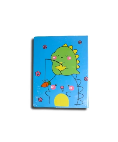 کلاسور 100 برگ قفل فلزی سویل طرح جوجه دایناسور