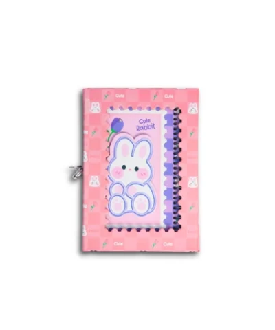 دفتر خاطرات قفل دار (قاب دار) سویل طرح خرگوش