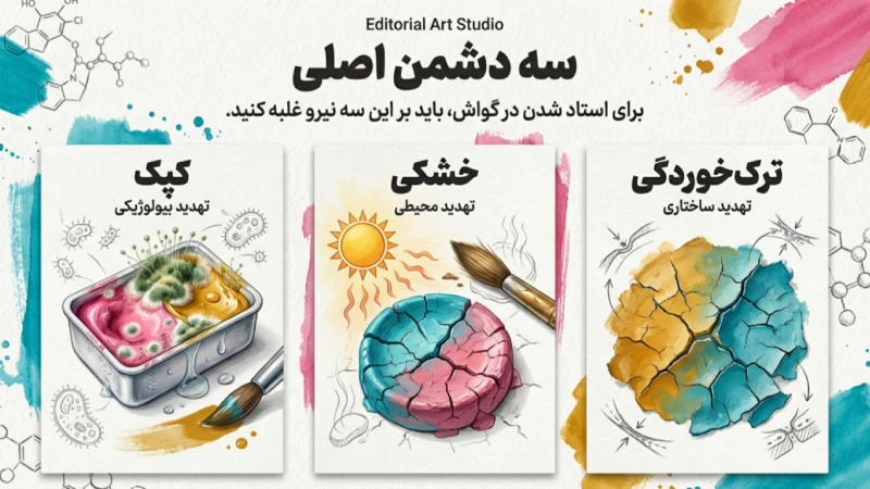 نکات نگهداری رنگهای گواش کودک