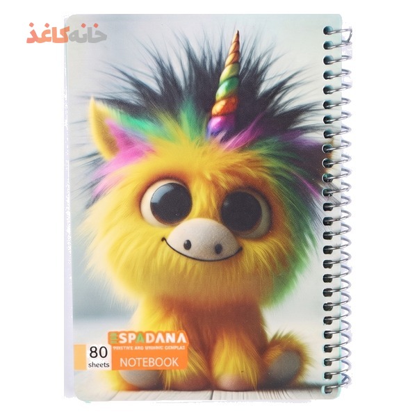 یادداشت 80برگ 1/8 طلقی اسپادانا طرح عروسک