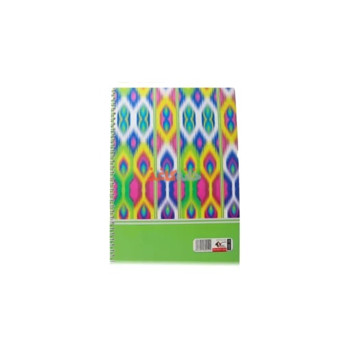 دفتر100برگ فنری رحلی شفیعی طرح بازی رنگ - Image 2